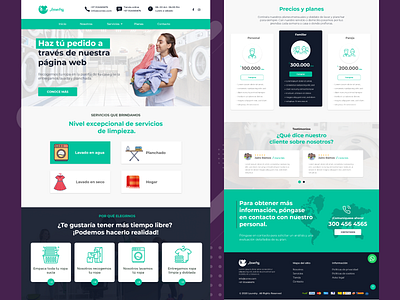 Servicios de Lavandería adobexd design designweb ecommerce inspirations inspirationweb ui