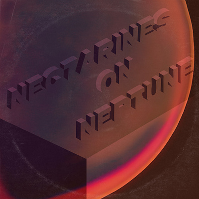 Nectarines On Neptune art projects beats design hiphop illustration lofi music artwork vector vinyl record
