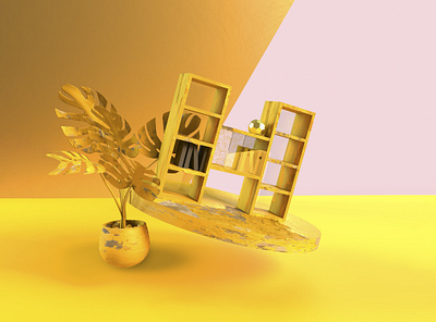 36 days of type - H 36daysoftype 3d 3d art book design design art flower graphisme grunge illustration letter library old oldschool type typography work yellow