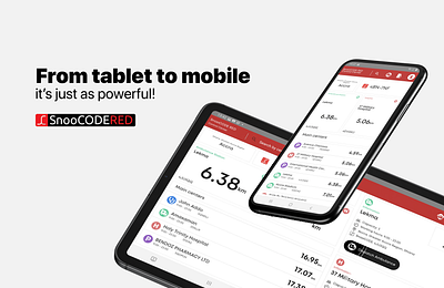SnooCODE Red Control Center App android control panel ghana medical app product design ui ux
