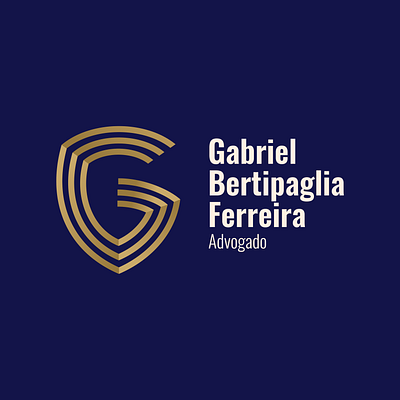 Gabriel Bertipaglia Lawyer g golden lawyer logo shield