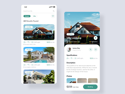 Rental Housing And Villa uiux uiuxdesign