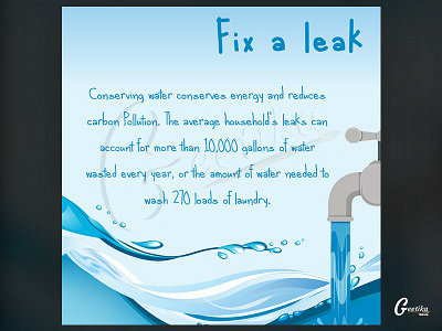 Facebook Post - Save Water creativity cross promotion design facebook graphics graphicsdesigns inspiratiindesign motivation post productivity userinterface