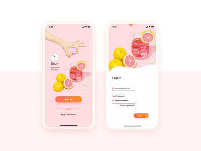 Dribbble Shot login login page mobile app mobile app design mobile design mobile ui ui ui ux ui design