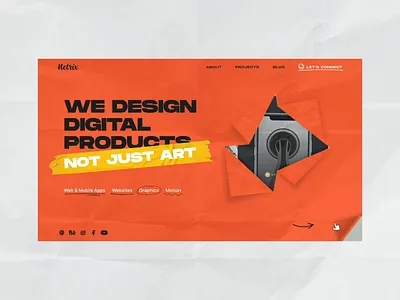 Netrix Website agency animation awwwards banner contact drag homepage hover illustraion interaction lottie motion muzli projects scroll sotd studio ui web website