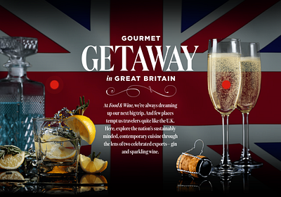 Visit Britain: Gourmet Getaway in Great Britain branded content branding data insights ui ux web