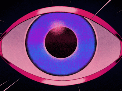 Let It Hurt animation eye gif heart motion motion design motiongraphics skull