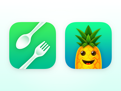 Moderation iOS App Icons app icon food icons icon design ios app icon pineapple