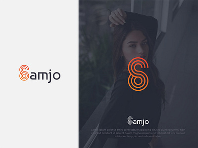 Samjo _ S Letter Logo Design 2021 logo brand design brand identity branding logo corporate free logo free logo mockup illustration logo designer logos. logotype modern logo s letter logo s letter mark trendy logo