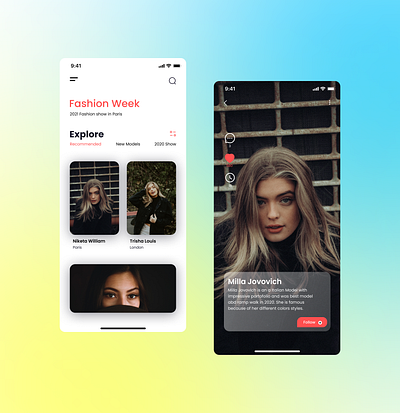 Fashion Week Design ui ui ux design ui design ui ux uidesign uiux uixdesign ux ux design uxdesign