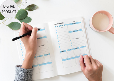 To Do List Printable, Daily planner Printable A4 daily planner design etsy illustator planners planning productivity planner todoist todolist