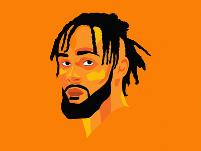 Gary Trent Jr adobe basketball design gary trent jr gary trent jr illustration illustrator nba portrait portrait illustration vector