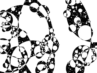 Negative Spaces abstract generative javascript tinycode