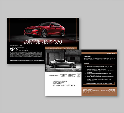 Dealership Mailers design graphic design illustrator indesign minimal photoshop print print design