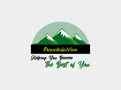 mounta vive logo branding business flat hill logo icon logo design luxury logo minimal modern mountain logo nature logo typogaphy