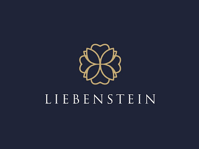 LIEBENSTEIN beauty branding classic cosmetic logo design elegant flower flower logo illustrator logo logodesign luxury minimal minimalist minimalist logo photoshop vector