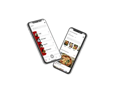 Fastafoods iphone mock up food app ui ui