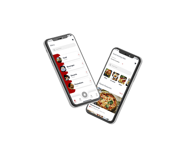 Fastafoods iphone mock up food app ui ui