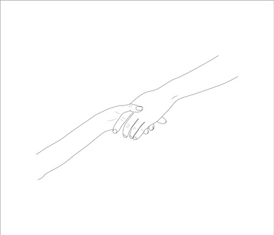 couple hand line art abstract art art artist artwork branding color line art couple hand line art illustration illustrator design line art logo minimalist art one line drawing vector format