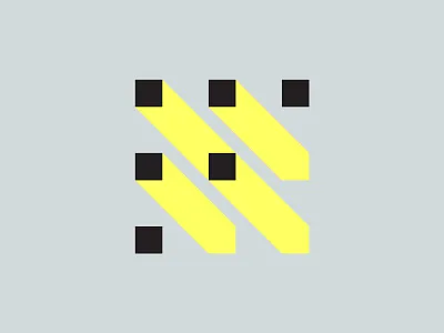 F 3d branding f letter illustration lettering logo modern shadow tech typography