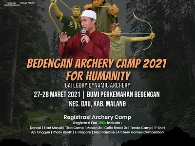 Registrasi Archery Camp Bedengan adobe xd design graphic design instagram instagram post poster poster design vector xd design