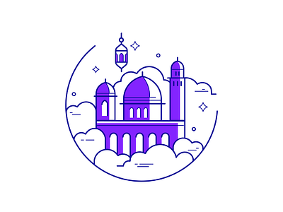 Dawn of Ramadan dawn day eid eid mubarak flat icons hari raya imsak line icon loader animation mosque muslim oil lamp ramadan ramadan kareem ramadan mubarak ramzan religious icon solat ui design vector illustration