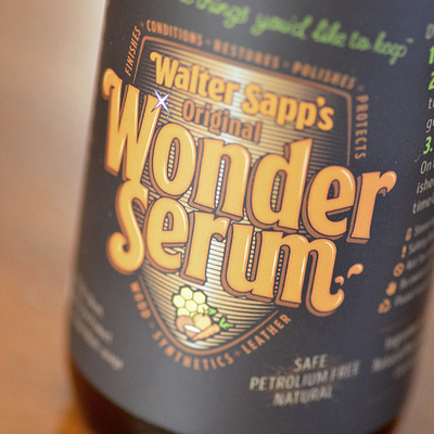 Walter Sapp's Wonder Serum - brand & label design branddevelopment branding design identitydesign label design logo logodesign package design typography wordmark