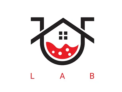 House Lab Logo app branding clean design icon illustration logo mobile type vector
