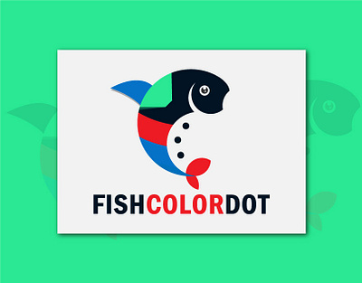 Fish color dot logo brand business logo company logo consultant corporate criative logo design ecommerce entertainment fashion fish logo icon media professional studio unique logo visual identity