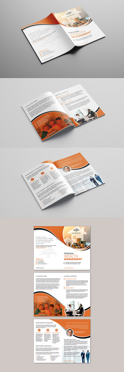 Investment Firm Brochure brochure design catalogue design coreldraw creative creative design design designer flyer design graphic design graphics illustration illustrator leaflet design photoshop vivekgraphicdesign