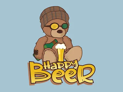 beer cartoon illustration design illustration poster design tshirt vector