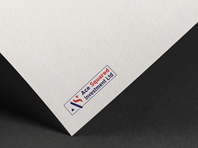 Logo - Ace Squared | Minimal & Unique brand identity branding business logo combination logo creative logo custom logo design financial logo graphic design icon illustration jarif hasan akash jarifhasanakash logo logo design print typography unique logo vector