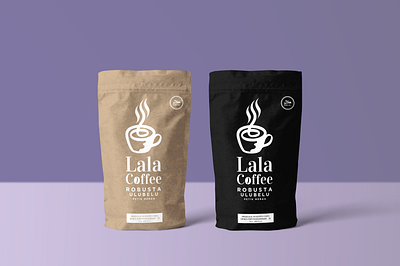 lala Coffee awesome logo branding clean logo coffee coffee logo logo logo ideas logo inspiration minimalist logo packaging packaging design robusta