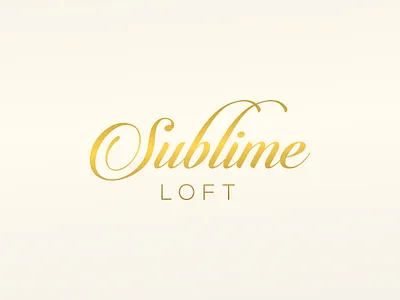 Sublime Loft brand identity branding design graphicdesign logo maker logodesign logos text logo typography vector