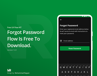 Free Forgot Password Flow Download adobe xd design forgot password free download minimal mobile app design mobile ui mobile ui design ui ui kit ui kit design ui kits uidesign uiux user flow vector