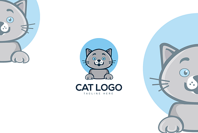 cat logo cat logo graphic logo trendy