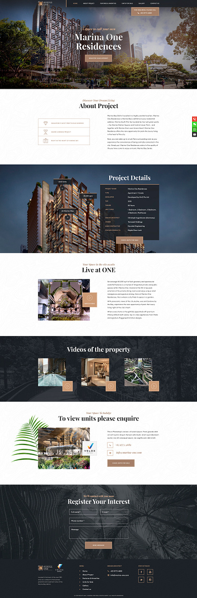 Website design for real estate clean corporate design flat landing realestate ui ux web webdesign