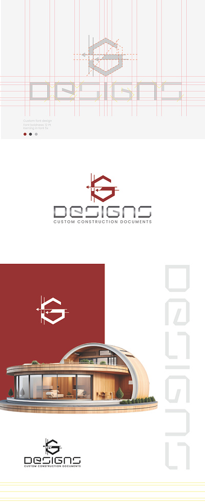 G Designs architecturalbranding construction logo constructiondesign creativelogo logo logo design typographylogo