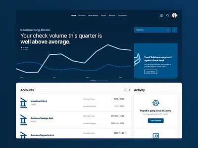 Customer Financial Services Platform banking design financial services madebycraft ui ux