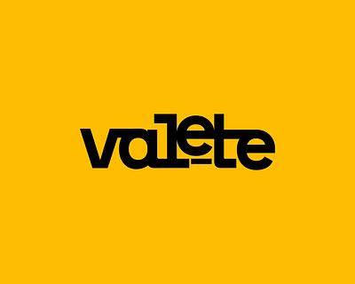 'Valete' Logo 2017 design logo typography