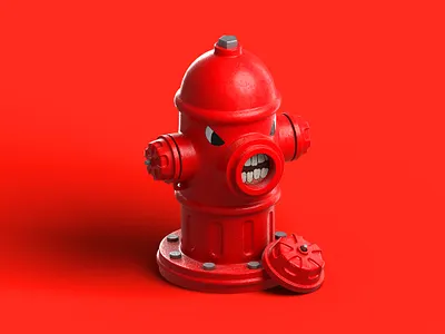 Angry Hydrant angry blender emotion hydrant madrabbit
