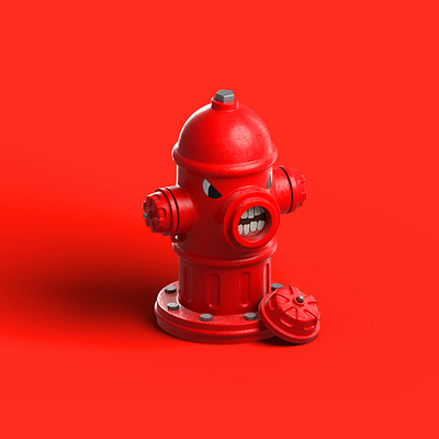 Angry Hydrant angry blender emotion hydrant madrabbit