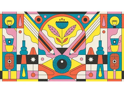 Public Speaking digital editorial folioart graphic illustration line muti vector