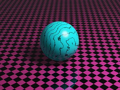 marble sphere blender blender3d blender3dart