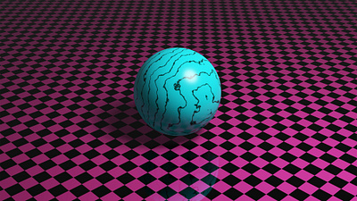 marble sphere blender blender3d blender3dart