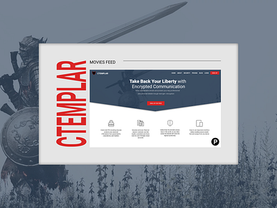 CTemplar web deisgn