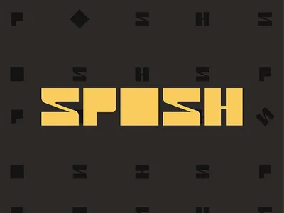 Sposh activewear design design agency logo logo design typography