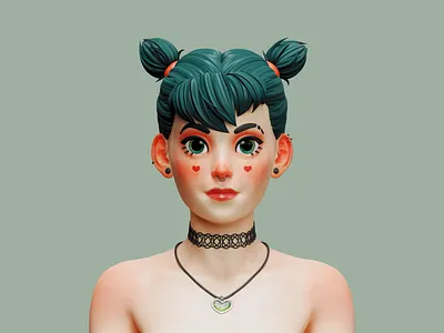 Decentredelics 3d 3d art blender3d cartoon cgi character clay illustration motion nft