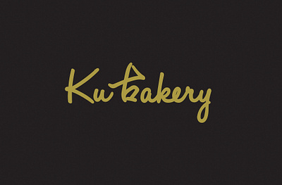 Ku Bakery branding logo minimal typography