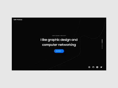 Personal Portfolio ilustration minimal personal portfolio portfolio website ui website